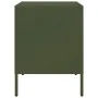 Mesitas de noche 2 unidades acero verde oliva 36x39x50,5 cm de , Mesitas de noche - Ref: Foro24-843063, Precio: 110,29 €, Des...