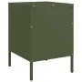 Mesitas de noche 2 unidades acero verde oliva 36x39x50,5 cm de , Mesitas de noche - Ref: Foro24-843063, Precio: 110,29 €, Des...