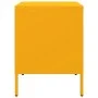 Zwei Nachttische aus gelbem Senf-Stahl, 36x39x50,5 cm. von , Nachttische - Ref: Foro24-843061, Preis: 110,35 €, Rabatt: %