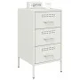 Nachttische, 2 Stück, weißer Stahl, 36x39x68 cm. von , Nachttische - Ref: Foro24-843089, Preis: 142,74 €, Rabatt: %