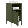 Mesitas de noche 2 unidades acero verde oliva 36x39x68 cm de , Mesitas de noche - Ref: Foro24-843075, Precio: 114,14 €, Descu...
