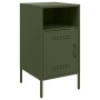 Nachttische, 2 Stück, Olivengrün, aus Stahl, 36x39x68 cm. von , Nachttische - Ref: Foro24-843075, Preis: 115,49 €, Rabatt: %