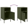 Nachttische, 2 Stück, Olivengrün, aus Stahl, 36x39x68 cm. von , Nachttische - Ref: Foro24-843075, Preis: 115,49 €, Rabatt: %