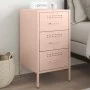 Nachttisch aus rosa Stahl 36x39x68 cm von , Nachttische - Ref: Foro24-843080, Preis: 91,67 €, Rabatt: %