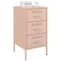 Nachttisch aus rosa Stahl 36x39x68 cm von , Nachttische - Ref: Foro24-843080, Preis: 91,67 €, Rabatt: %