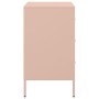 Mesita de noche acero rosa 36x39x68 cm de , Mesitas de noche - Ref: Foro24-843080, Precio: 92,66 €, Descuento: %