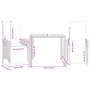 Mesita y sillas jardín 3 pzas y cojines ratán sintético gris von , Gartensets - Ref: Foro24-3276967, Preis: 343,40 €, Rabatt: %