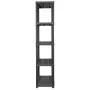 5-level black plastic storage shelf 71x38x170 cm by vidaXL, Industrial shelving - Ref: Foro24-147684, Price: 58,98 €, Discoun...