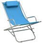 Schaukelstühle, 2 Stück, blauer Stahl von vidaXL, Liegen - Ref: Foro24-310340, Preis: 116,83 €, Rabatt: %