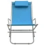 Sillas mecedoras 2 unidades acero azul de vidaXL, Tumbonas - Ref: Foro24-310340, Precio: 120,55 €, Descuento: %