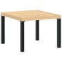 Bancos de jardín cojines 3 pzas acero recubrimiento polvo negro by , Garden sets - Ref: Foro24-3283647, Price: 240,71 €, Disc...