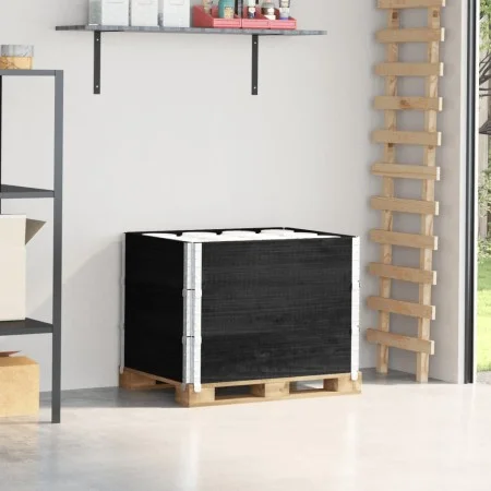 Collares de palets 3 unidades madera maciza de pino 80x60 cm by , Loading platforms and pallets - Ref: Foro24-3295363, Price:...