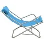 Sillas mecedoras 2 unidades acero azul de vidaXL, Tumbonas - Ref: Foro24-310340, Precio: 120,55 €, Descuento: %