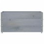Collares de palets 3 uds madera maciza de pino gris 120x80 cm de , Plataformas de carga y palés - Ref: Foro24-3295368, Precio...