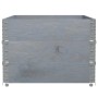 Collares de palets 3 uds madera maciza de pino gris 120x80 cm de , Plataformas de carga y palés - Ref: Foro24-3295368, Precio...