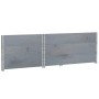Collares de palets 3 uds madera maciza de pino gris 120x80 cm de , Plataformas de carga y palés - Ref: Foro24-3295368, Precio...