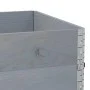 Collares de palets 3 uds madera maciza de pino gris 120x80 cm by , Loading platforms and pallets - Ref: Foro24-3295368, Price...