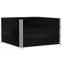 Collares de palets 3 uds madera maciza de pino negro 100x100 cm by , Loading platforms and pallets - Ref: Foro24-3295375, Pri...