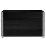 Collares de palets 3 uds madera maciza de pino negro 100x100 cm by , Loading platforms and pallets - Ref: Foro24-3295375, Pri...