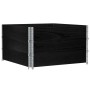 Collares de palets 3 uds madera maciza de pino negro 100x100 cm by , Loading platforms and pallets - Ref: Foro24-3295375, Pri...