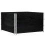 Collares de palets 3 uds madera maciza de pino negro 100x100 cm by , Loading platforms and pallets - Ref: Foro24-3295375, Pri...