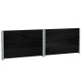 Collares de palets 3 uds madera maciza de pino negro 100x100 cm by , Loading platforms and pallets - Ref: Foro24-3295375, Pri...