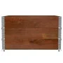 Collares de palets 3 uds madera maciza pino marrón 100x100 cm by , Loading platforms and pallets - Ref: Foro24-3295377, Price...