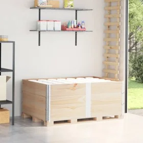 Collares de palets 3 unidades madera maciza de pino 150x100 cm by , Loading platforms and pallets - Ref: Foro24-3295382, Pric...
