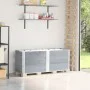 Collares de palets 3 uds madera maciza de pino gris 150x50 cm by , Loading platforms and pallets - Ref: Foro24-3295380, Price...
