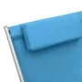 Sillas mecedoras 2 unidades acero azul de vidaXL, Tumbonas - Ref: Foro24-310340, Precio: 120,55 €, Descuento: %