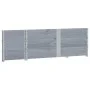 Collares de palets 3 uds madera maciza de pino gris 150x50 cm by , Loading platforms and pallets - Ref: Foro24-3295380, Price...