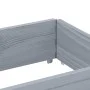 Collares de palets 3 uds madera maciza de pino gris 150x50 cm by , Loading platforms and pallets - Ref: Foro24-3295380, Price...