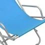 Sillas mecedoras 2 unidades acero azul de vidaXL, Tumbonas - Ref: Foro24-310340, Precio: 120,55 €, Descuento: %