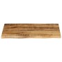 Massivholz-Tischplatte mit natürlicher Kante aus Mangoholz, 80x60x2,5 cm. von , Tischplatten - Ref: Foro24-370356, Preis: 78,...