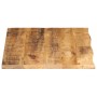 Massivholz-Tischplatte mit natürlicher Kante aus Mangoholz, 80x60x2,5 cm. von , Tischplatten - Ref: Foro24-370356, Preis: 78,...