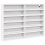 Vitrina de madera ingeniería blanca 80x8,5x58 cm de , Estantes y estanterías - Ref: Foro24-847954, Precio: 52,18 €, Descuento: %