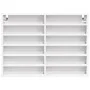 Vitrina de madera ingeniería blanca 80x8,5x58 cm de , Estantes y estanterías - Ref: Foro24-847954, Precio: 52,18 €, Descuento: %