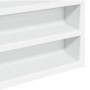 Vitrina de madera ingeniería blanca 80x8,5x58 cm von , Regale und Regale - Ref: Foro24-847954, Preis: 53,24 €, Rabatt: %