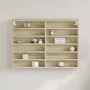 Vitrina de madera de ingeniería roble Sonoma 80x8,5x58 cm de , Estantes y estanterías - Ref: Foro24-847956, Precio: 45,75 €