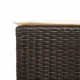 Taburetes de cocina con cojines 2 uds ratán sintético marrón by , Garden chairs - Ref: Foro24-368318, Price: 114,50 €, Discou...
