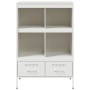 Aparador acero blanco 68x39x101,5 cm by , Sideboards - Ref: Foro24-843107, Price: 154,96 €, Discount: %