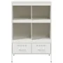 Aparador acero blanco 68x39x101,5 cm by , Sideboards - Ref: Foro24-843107, Price: 152,93 €, Discount: %