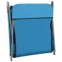 Folding sun loungers 2 units steel and blue fabric by vidaXL, Loungers - Ref: Foro24-310344, Price: 89,16 €, Discount: %