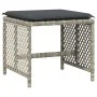 Garten-Essgruppe 11-teilig mit grauen Polstern aus synthetischem Rattan. von , Gartensets - Ref: Foro24-3210791, Preis: 592,6...