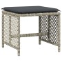 Set comedor de jardín 9 pzas cojines ratán sintético gris claro by , Garden sets - Ref: Foro24-3210779, Price: 388,10 €, Disc...