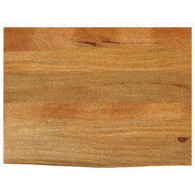 Tablero de mesa borde natural madera maciza mango 80x60x2,5 cm by , Table tops - Ref: Foro24-370548, Price: 66,59 €, Discount: %
