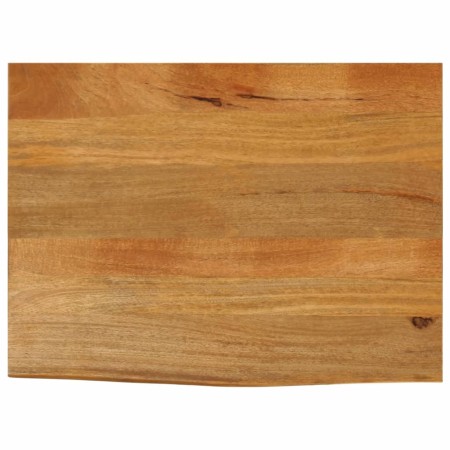 Massivholz-Tischplatte mit natürlicher Kante aus Mangoholz, 80x60x2,5 cm. von , Tischplatten - Ref: Foro24-370548, Preis: 71,...
