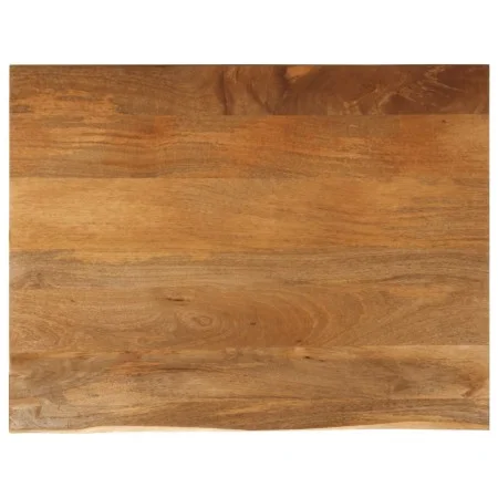 Tablero de mesa borde natural madera maciza mango 90x80x2,5 cm by , Table tops - Ref: Foro24-370555, Price: 93,27 €, Discount: %
