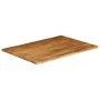 Tablero de mesa borde natural madera maciza mango 90x80x2,5 cm by , Table tops - Ref: Foro24-370555, Price: 93,27 €, Discount: %