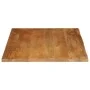 Tablero de mesa borde natural madera maciza mango 110x80x2,5 cm by , Table tops - Ref: Foro24-370557, Price: 133,48 €, Discou...